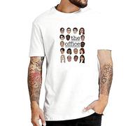 The Fice Crew TV Show Character Vintage Movie Cool Painting Harajuku Fashion T Shirts Men Cotton O-Neck Camisetas HombreWhite Manches Courtes(3X-Large)