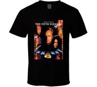 The Fifth Element Popular 90s Movie Fan T Shirt Manches Courtes(Large)