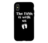 The Fifth is with us Annonce de Grossesse Hommes & Femmes Coque pour iPhone X/XS