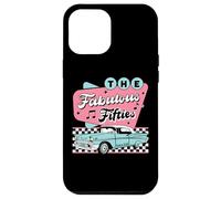 The Fifties 1950s Car Music Checkerboard Rockabilly Sock Hop Coque pour iPhone 12 Pro Max