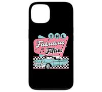 The Fifties 1950s Car Music Checkerboard Rockabilly Sock Hop Coque pour iPhone 13