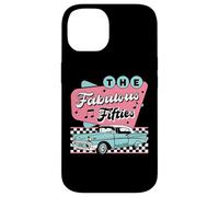 The Fifties 1950s Car Music Checkerboard Rockabilly Sock Hop Coque pour iPhone 14