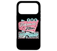 The Fifties 1950s Car Music Checkerboard Rockabilly Sock Hop Coque pour iPhone 17 Pro Max