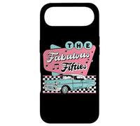 The Fifties 1950s Car Music Checkerboard Rockabilly Sock Hop Coque pour iPhone Air