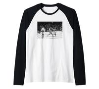The Fight Muhammad Ali Joe Frazier Lands Crochet Gauche Boxe Manche Raglan