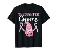 The Fighter Nain de Combat pour la Sensibilisation au Cancer du Sein T-Shirt Graphique avec Valeur