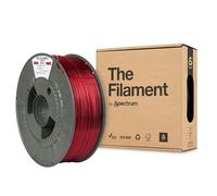 The Filament - Filament PETG 1.75mm, TRANSPARENT RED, 1kg Spule, Matériaux d'impression 3D Drucker, 3D Printer Printing Materials