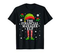 The Financial Manager Elf Christmas Matching T-Shirt