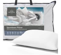The Fine Bedding Company Oreiller de Soutien Ferme Spundown, 55% Coton, Blanc, 1 Count (Pack of 1)