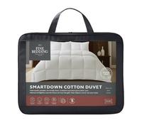 The Fine Bedding Company SmartDown Couette en Coton pour lit Double 10,5 tog - Toutes Saisons avec Smartfil recyclé Eco Smartfil, hypoallergénique et Lavable, Couette de qualité hôtelière - Taille