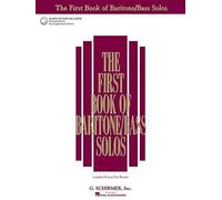 The First Book Of Baritone/Bass Solos Book/Online Audio