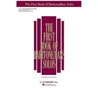 The First Book Of Baritone/Bass Solos Book/Online Audio