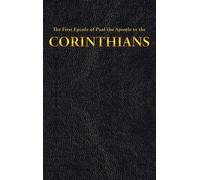 The First Epistle Of Paul The Apostle To The Corinthians