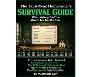 THE FIRST-YEAR HOMEOWNER'S SURVIVAL GUIDE: What Nobody Told You Before You Got the Keys. Every Maintenance Task. Every System in Your Home Explained. What Breaks First and How to Catch It Early.