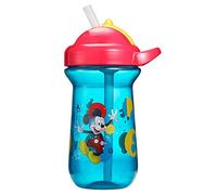 The First Years Gobelet à paille rabattable pour tout-petits, Disney Mickey Mouse, 300 ml