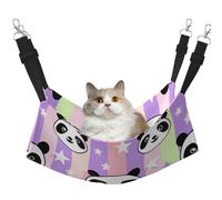 The Five Pointed Panda Printed Pet Hamac - Hamac de couchage pour chats, lapins, furets, chiots, petits animaux