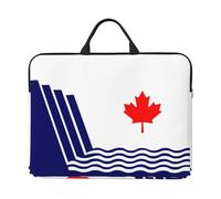 The Flag of Scarborough Housse pour ordinateur portable 14 pouces Housse de protection pour ordinateur portable au quotidien Noir