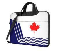 The Flag of Scarborough Sacoche pour ordinateur portable de 15", 14", 13" - Convient pour le bureau, le travail et les voyages - Noir