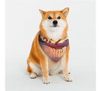 The Flamingo Bandana pour chiens de petite, moyenne et grande taille - Doux et confortable pour garçons et filles, idéal pour les animaux domestiques