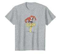 The Flash Desaturated Flash T-Shirt, Enfant, Gris Chiné, 10 Ans