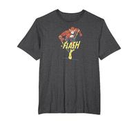 The Flash Desaturated Flash T-Shirt, Homme Grandes Tailles, Chiné Foncé, 6X Tall