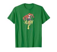 The Flash Desaturated Flash T-Shirt, Homme, Vert Kelly, M