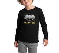 The Flash Logo Batman en Gris T Shirt Manches Longues Enfant Premium