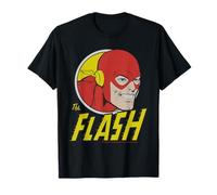 The Flash Logo Comic Hero Circle, Rouge et Jaune, Speed T-Shirt