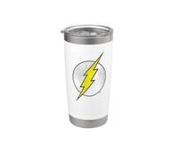 The Flash Logo Distressed Gobelet isotherme en acier inoxydable double paroi