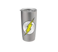 The Flash Logo Distressed Gobelet isotherme en acier inoxydable double paroi