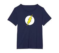 The Flash Logo T-Shirt, Femme Grandes Tailles, Bleu Marine, 4X