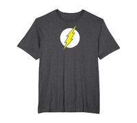 The Flash Logo T-Shirt, Homme Grandes Tailles, Chiné Foncé, 5X Tall