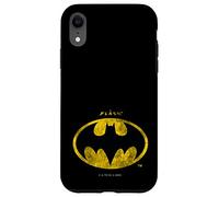 The Flash Movie Batman Logo Distressed Coque pour iPhone XR