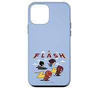 The Flash Movie Batman Supergirl Chibi in The Sky Coque pour iPhone 12 Mini