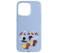The Flash Movie Batman Supergirl Chibi in The Sky Coque pour iPhone 15 Pro Max