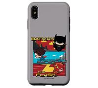 The Flash Movie Batman Supergirl Chibi Trio Coque pour iPhone XS Max