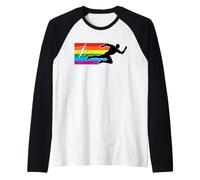 The Flash Pride Logo Manche Raglan