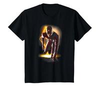 The Flash TV Series Ready T-Shirt, Enfant, Noir, 10 Ans