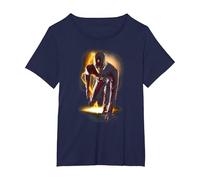 The Flash TV Series Ready T-Shirt, Femme Grandes Tailles, Bleu Marine, 4X