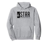 The Flash TV Series S.T.A.R. Labs Black Grey Sweat à Capuche