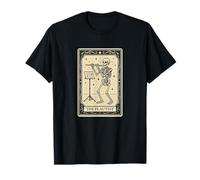 The Flautist Tarot Card Halloween Spooky Gothic Flûte Player T-Shirt