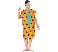 The Flintstones - Costume '" '"Fred"" - Homme BN5505 (taille standard) (Orange/Noir/Bleu)
