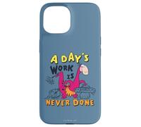 The Flintstones Dino A Day's Work is Never Done Coque pour iPhone 15