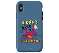 The Flintstones Dino A Day's Work is Never Done Coque pour iPhone X/XS