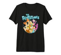 The Flintstones Family Circle T-Shirt Haut de Gamme