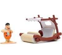 Jada Toys Les Pierrafeu 253253002 Voiture métallique à l'échelle 1:32 avec Figurine de Pierre Pierrafeu de Collection Multicolore