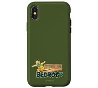 The Flintstones Fred Greetings from Bedrock Coque pour iPhone X/XS