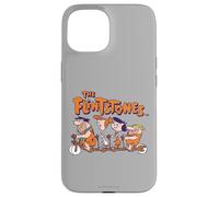The Flintstones Fred Wilma Betty Barney on Bike Coque pour iPhone 15
