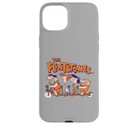 The Flintstones Fred Wilma Betty Barney on Bike Coque pour iPhone 15 Plus