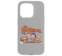 The Flintstones Fred Wilma Betty Barney on Bike Coque pour iPhone 15 Pro